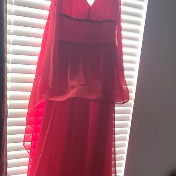 BCBGMaxAzria Rosana Peplum Maxi Gown. SIZE XL NEW WITH TAGS. - Picture 2 of 5